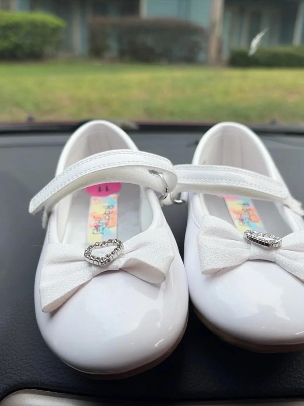 Rachel Shoes White Patent Mary Jane Kids Dress Shoes